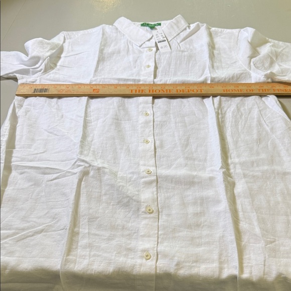 J. Crew Relaxed-fit beach shirt in linen-cotton blend Size medium - Picture 7 of 12